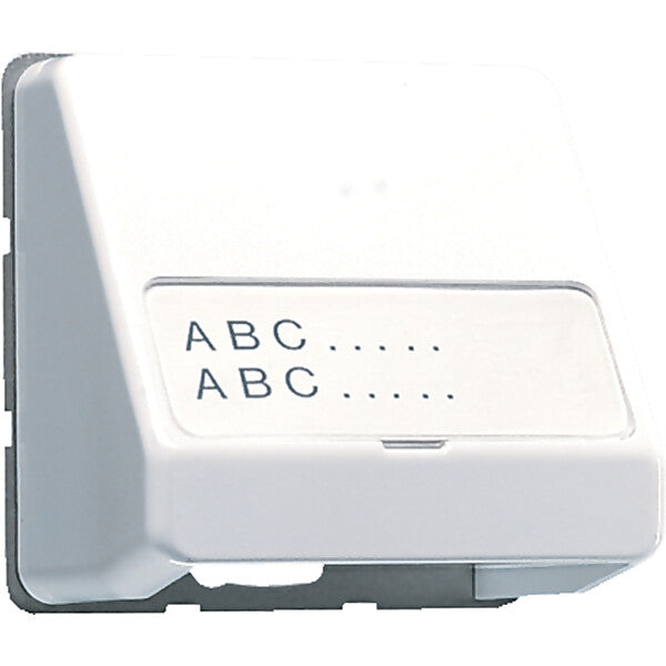 JUNG Datenanschlussgehäuse aws Schriftfeld 23x59mm CD 554 WW
